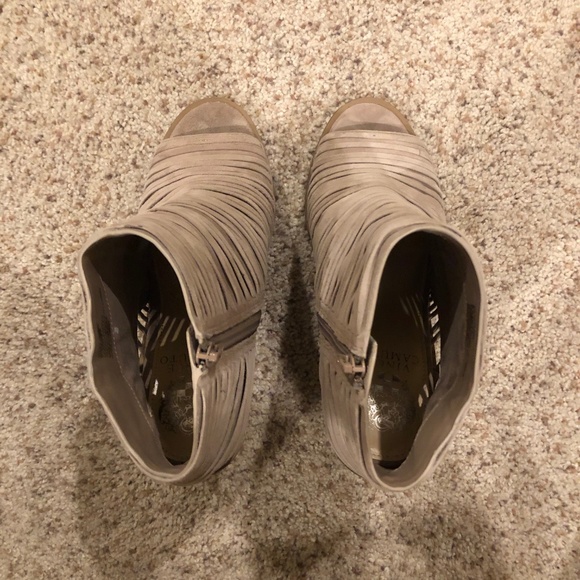 Vince Camuto Feteena Peep Toe Booties - Picture 6 of 8